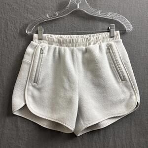 Outdoor Voices Women's Size Small Ivory Primo Fleece Shorts